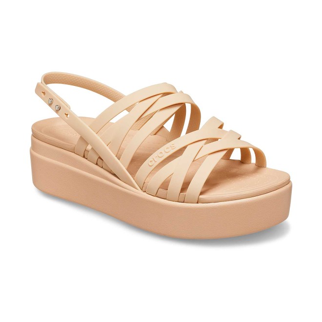 Crocs Khaki Casual Sandals for Women