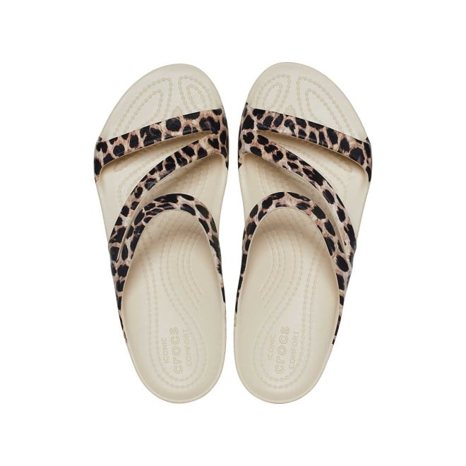 Crocs Women Winter White-Multi Casual Slippers (SKU: 118-206894-1LI-5)