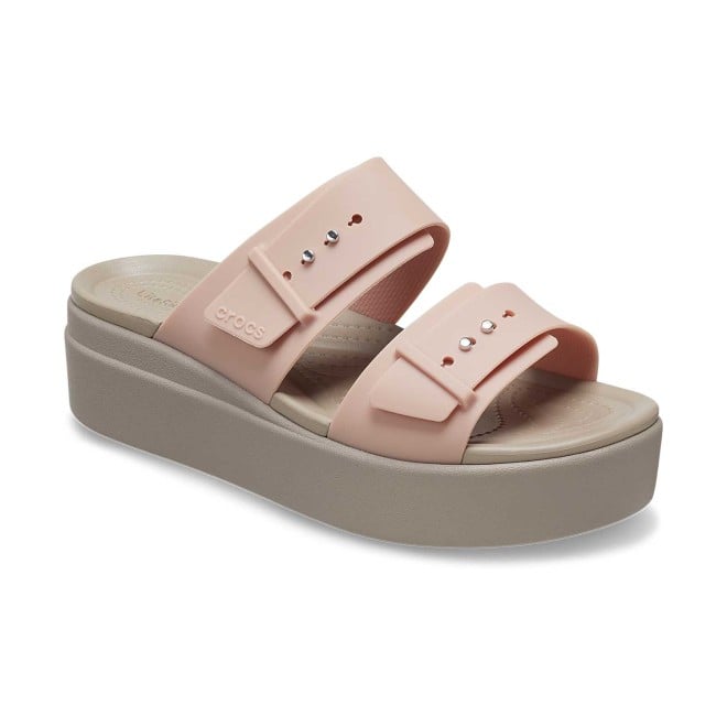 Crocs Women Pale Blush Casual Slip Ons (SKU: 118-207431-6RL-5)