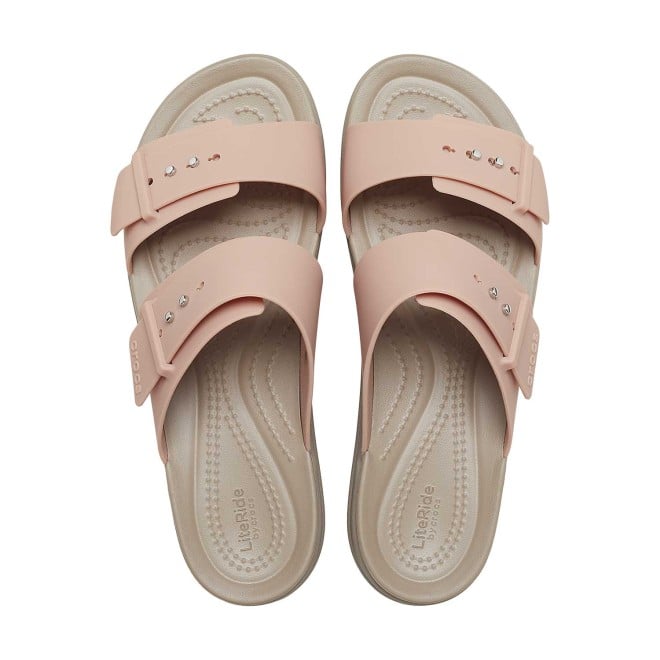 Crocs Women Pale Blush Casual Slip Ons (SKU: 118-207431-6RL-5)