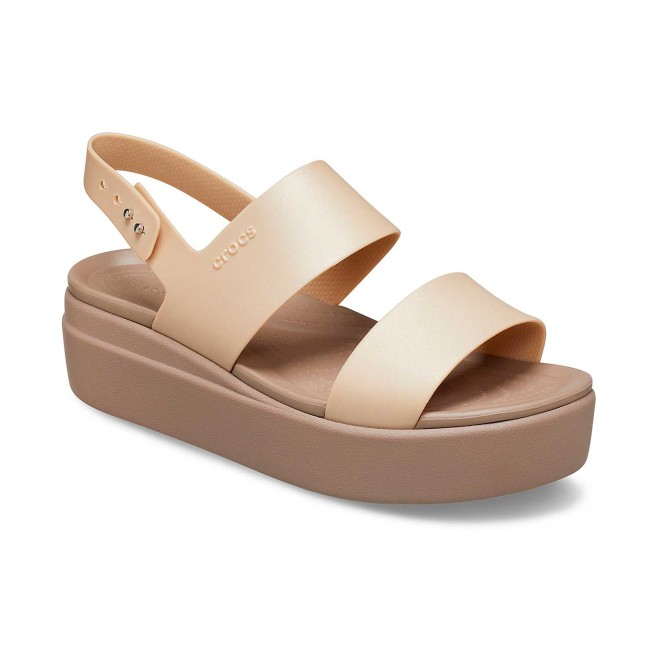Crocs Gold Casual Sandals for Women
