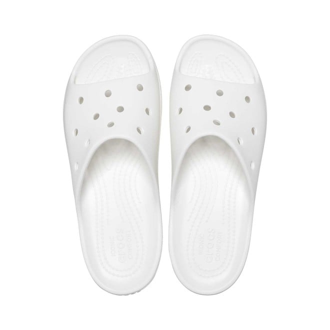 Crocs Women White Casual Slip Ons (SKU: 118-208180-100-4)