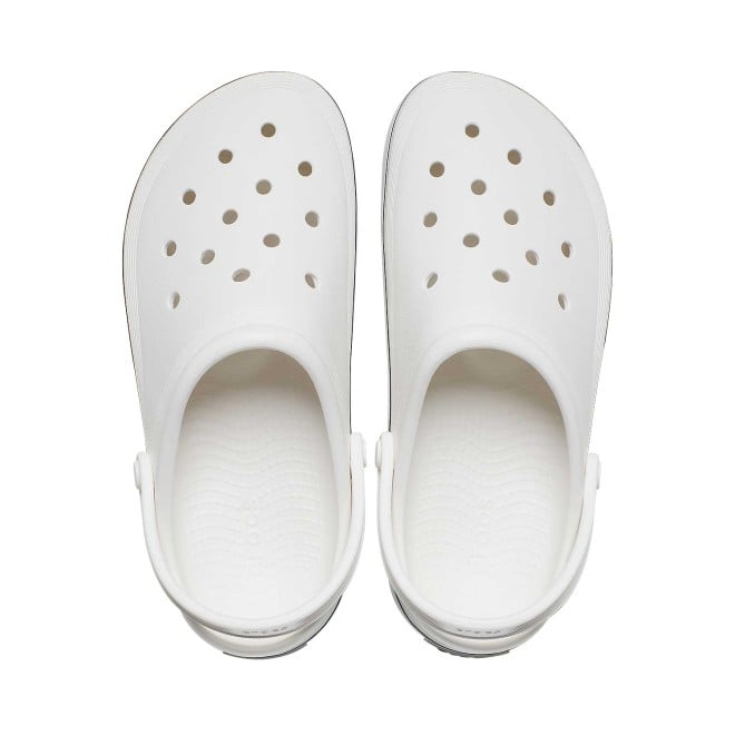 Crocs Men White Casual Clogs (SKU: 118-208371-100-6)