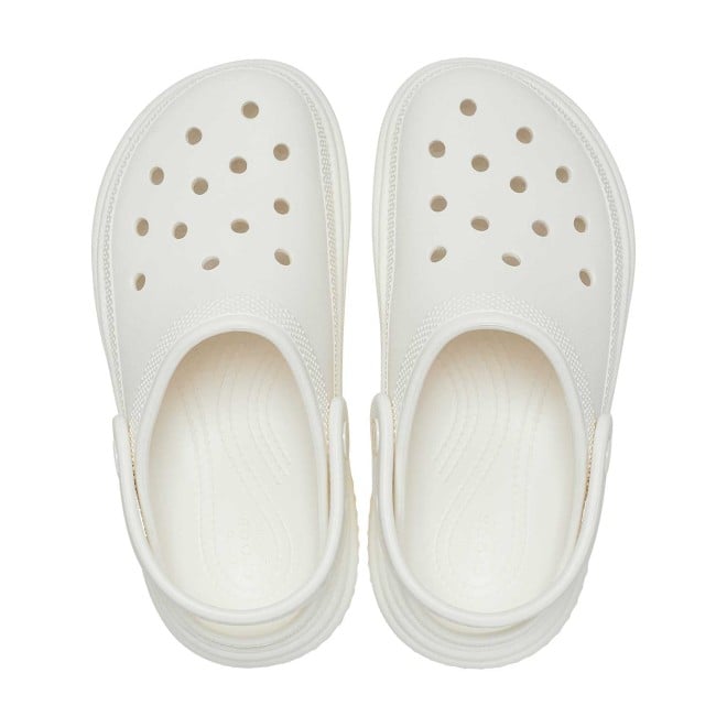 Crocs Women Chalk Casual Clogs (SKU: 118-209347-0WV-4)