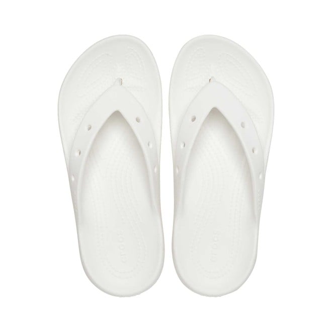 Crocs Men White Casual Slippers (SKU: 118-209402-100-6)