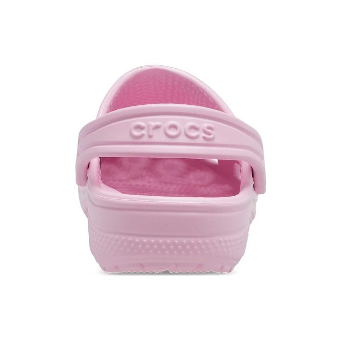 Crocs Girls Ballerina Pink Casual Clogs (SKU: 127-206990-6GD-1)