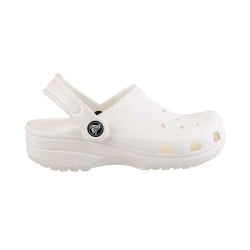 Unisex White Casual Clogs