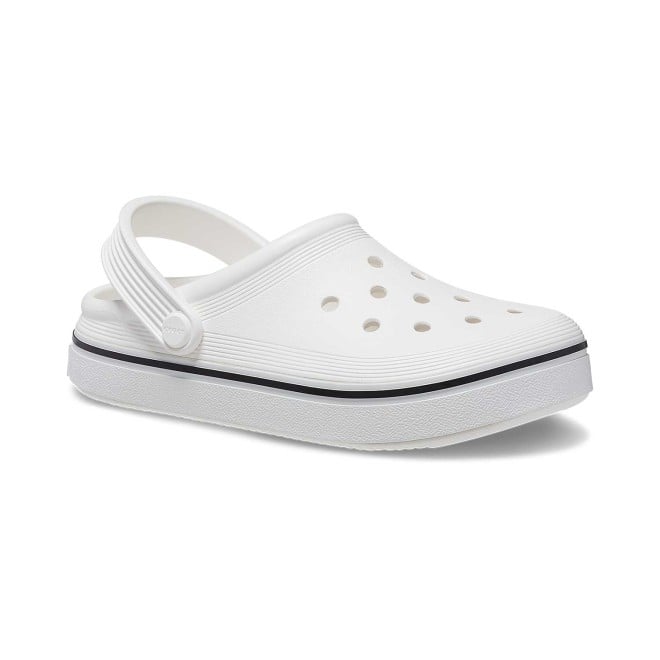 Crocs Boys White Casual Clogs (SKU: 127-208477-100-1)