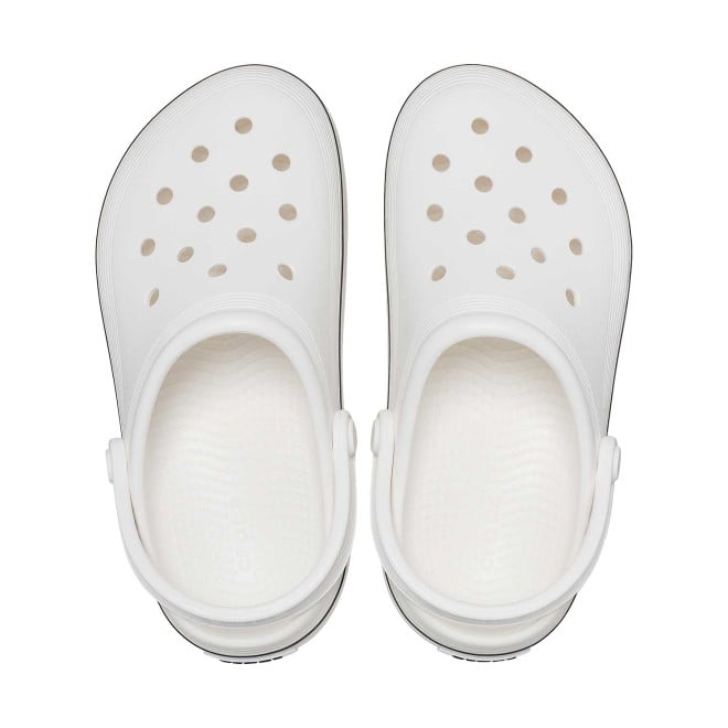 Crocs Boys White Casual Clogs (SKU: 127-208477-100-1)