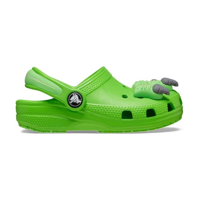 Crocs Kids-Boys Green Slime Casual Clogs