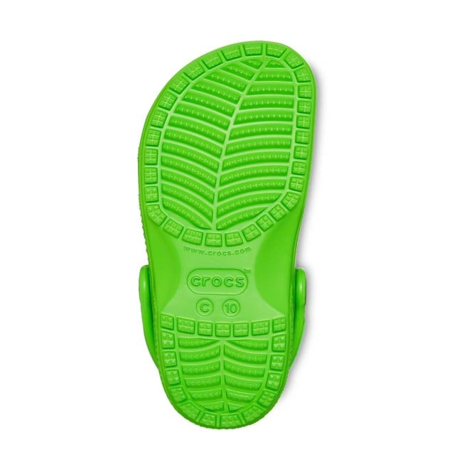 Crocs Kids-Boys Green Slime Casual Clogs (SKU: 127-209700-3WA-6)