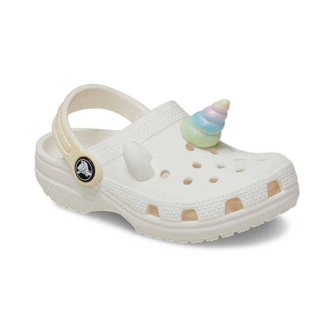 Crocs Kids-Girls Chalk Casual Clogs (SKU: 127-209701-0WV-7)