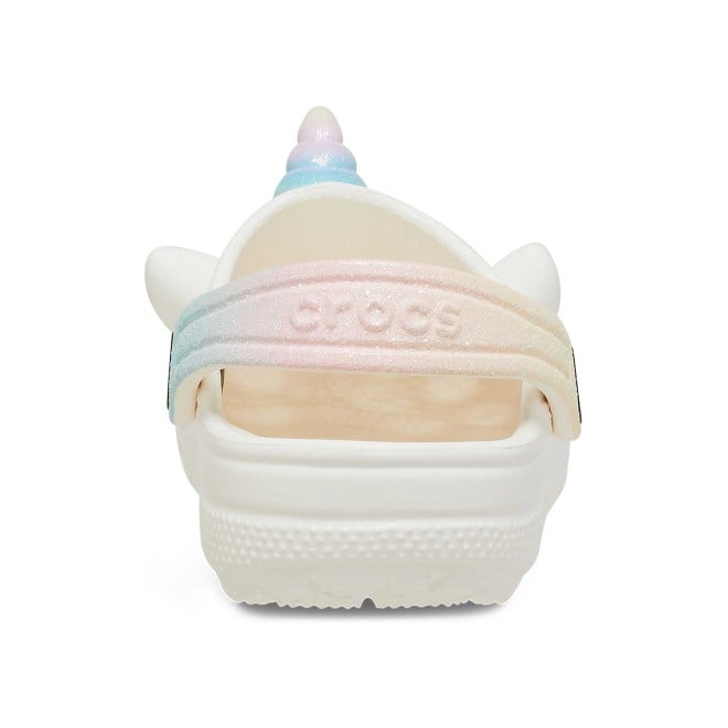 Crocs Kids-Girls Chalk Casual Clogs (SKU: 127-209701-0WV-7)