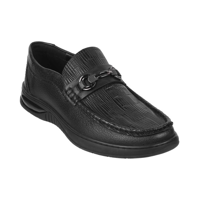 Casual Wear Salvatore Ferragamo Leather Black Balley Shoes at Rs