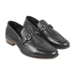 Men Black Formal Moccasin