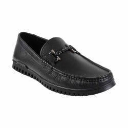 J.Fontini Black Casual Loafers