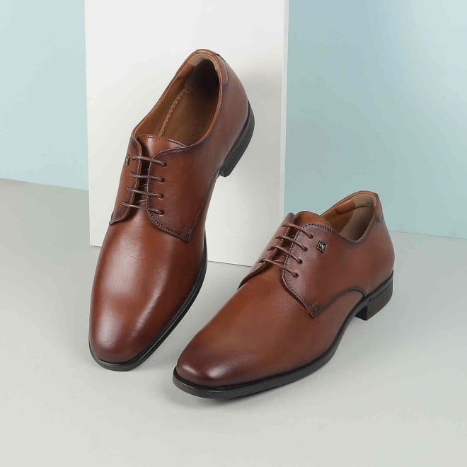 J.Fontini Men Tan Formal Lace Ups (SKU: 14-1087-23-40)