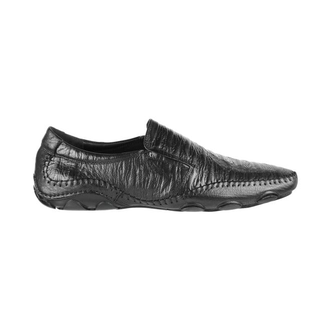 J.Fontini Men Black Ethnic Moccasin (SKU: 14-110L-11-46)
