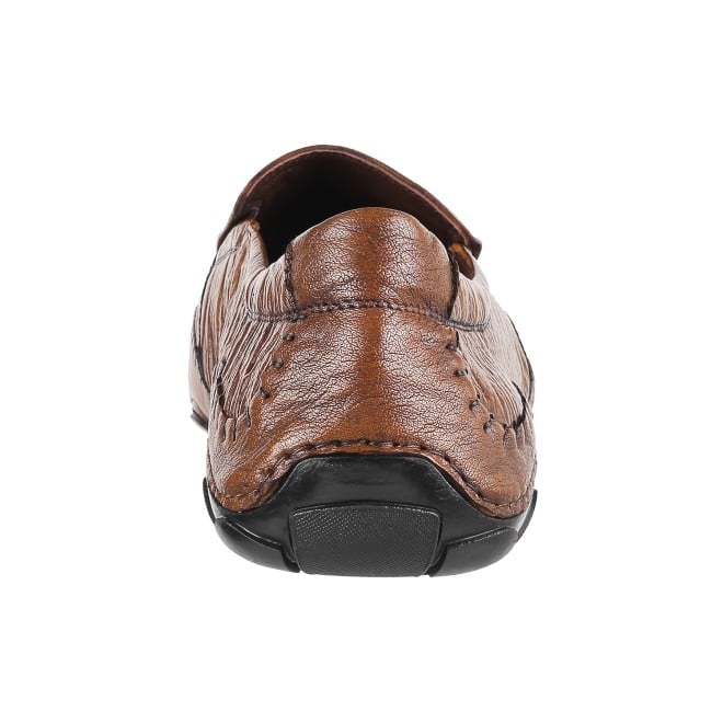 J.Fontini Men Tan Ethnic Moccasin (SKU: 14-110L-23-47)