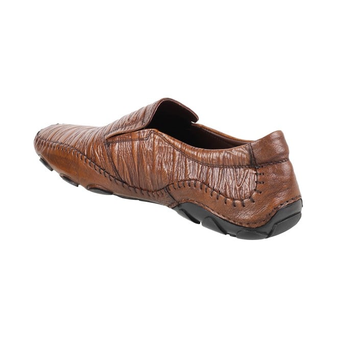 J.Fontini Men Tan Ethnic Moccasin (SKU: 14-110L-23-47)