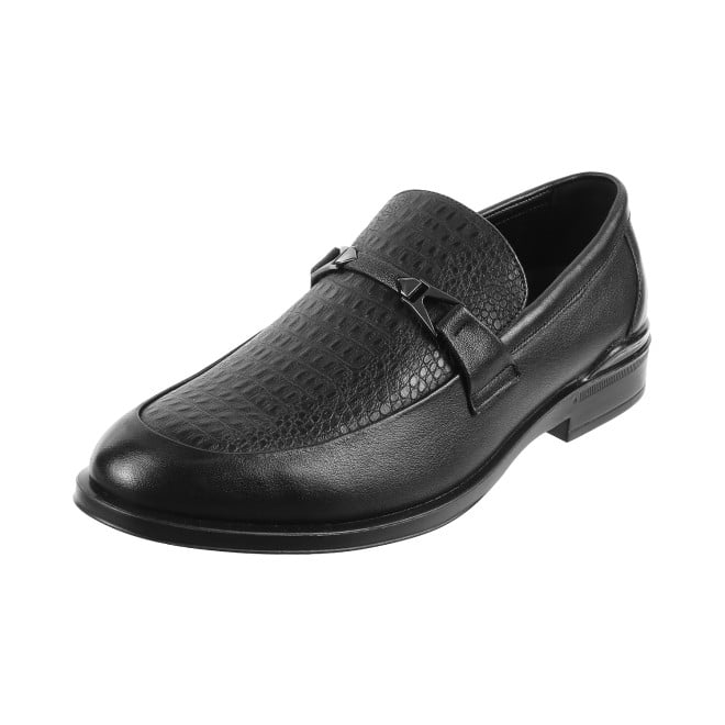 J.Fontini Men Black Formal Moccasin (SKU: 14-1140L-11-46)