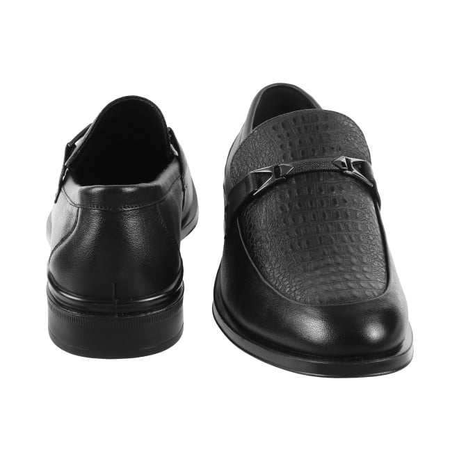 J.Fontini Men Black Formal Moccasin (SKU: 14-1140L-11-46)