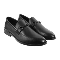 Men Black Formal Moccasin