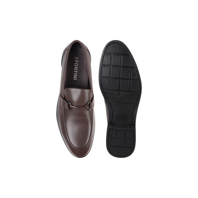 J.Fontini Men Brown Formal Moccasin (SKU: 14-1141L-12-46)