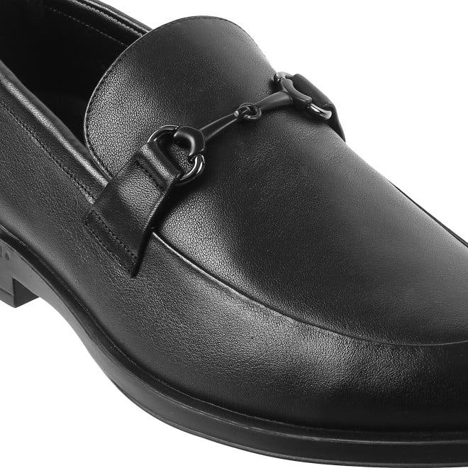 J.Fontini Men Black Formal Moccasin (SKU: 14-1141L-11-46)