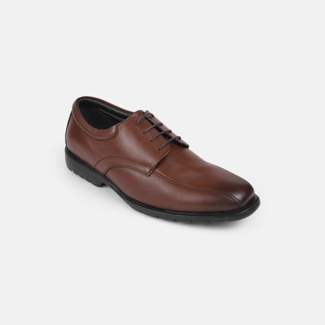 J.Fontini Men Tan Formal Lace Up
