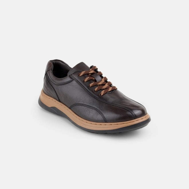J.Fontini Men Brown Casual Lace Up