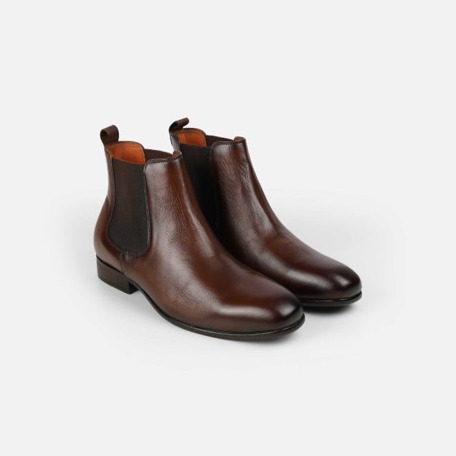 J.Fontini Men Tan Formal Boots (SKU: 14-1203-23-41)