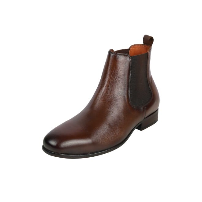 J.Fontini Men Tan Formal Boots (SKU: 14-1203-23-41)