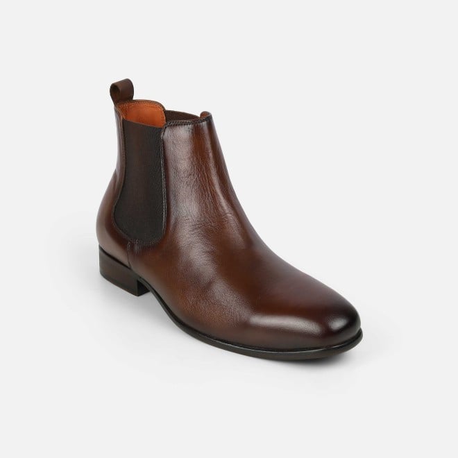 J.Fontini Men Tan Formal Boots (SKU: 14-1203-23-41)