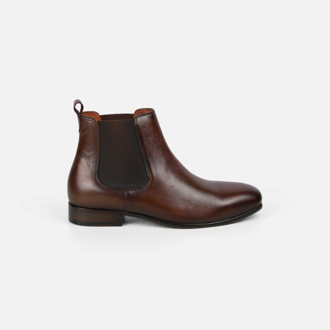 J.Fontini Men Tan Formal Boots (SKU: 14-1203-23-41)