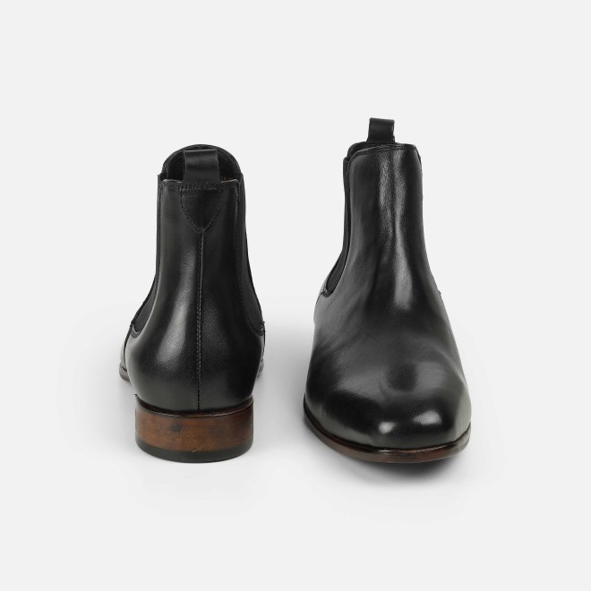 J.Fontini Men Black Formal Boots (SKU: 14-1203-11-42)