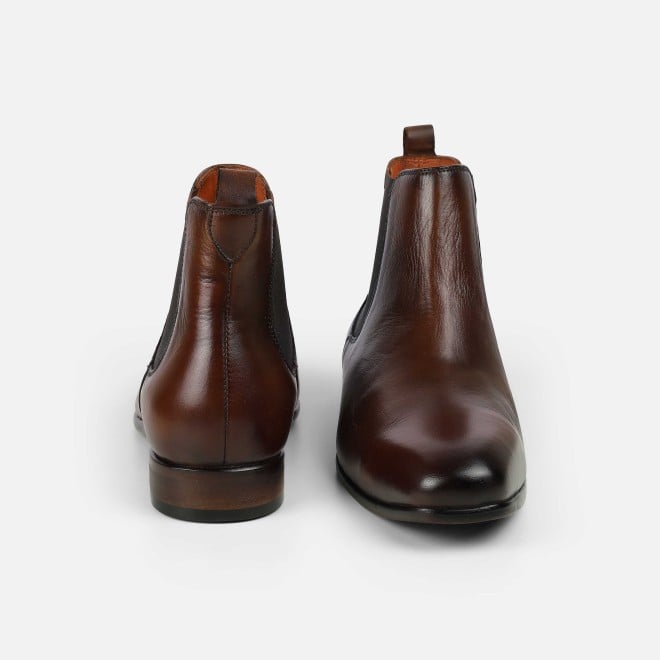 J.Fontini Men Tan Formal Boots (SKU: 14-1203-23-41)