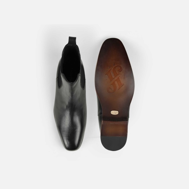 J.Fontini Men Black Formal Boots (SKU: 14-1203-11-42)