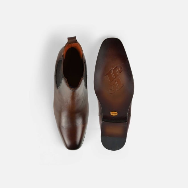 J.Fontini Men Tan Formal Boots (SKU: 14-1203-23-41)