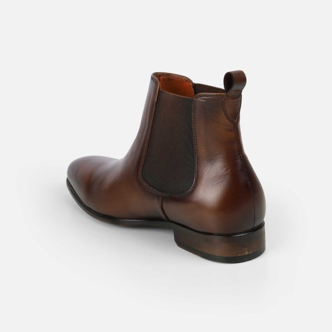 J.Fontini Men Tan Formal Boots (SKU: 14-1203-23-41)