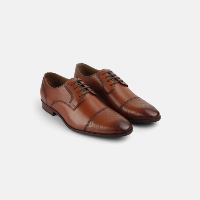 J.Fontini Men Tan Formal Oxford (SKU: 14-1204-23-40)