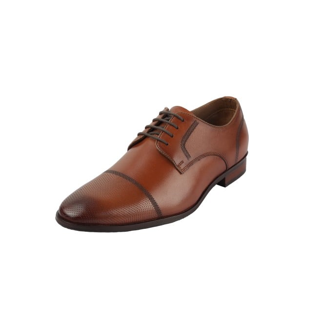 J.Fontini Men Tan Formal Oxford (SKU: 14-1204-23-40)