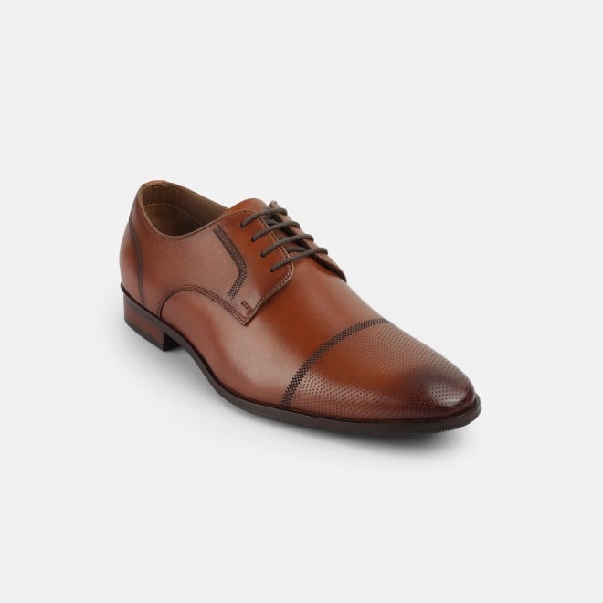 J.Fontini Men Tan Formal Oxford (SKU: 14-1204-23-40)