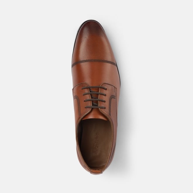 J.Fontini Men Tan Formal Oxford (SKU: 14-1204-23-40)