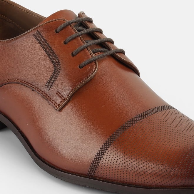 J.Fontini Men Tan Formal Oxford (SKU: 14-1204-23-40)