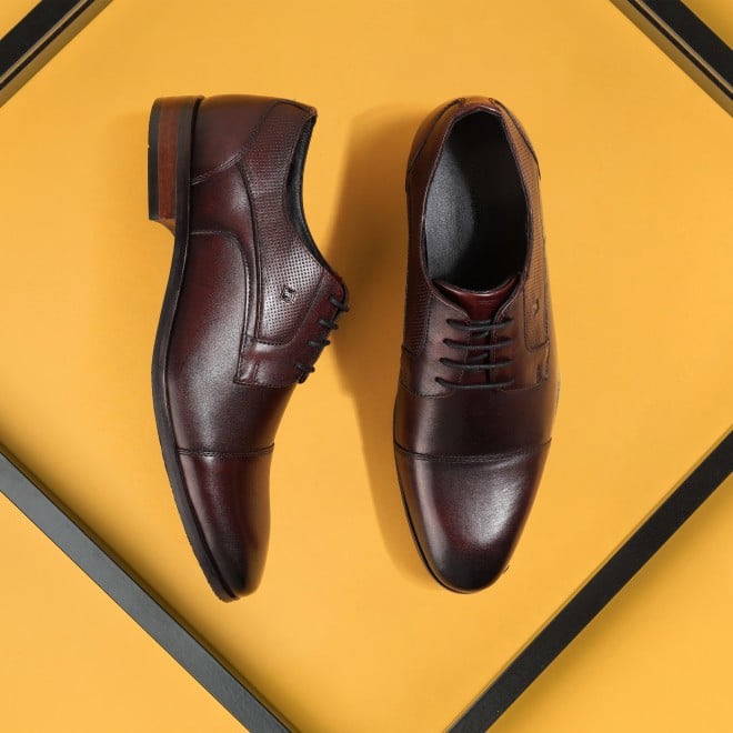 J.Fontini Men Wine Formal Oxford