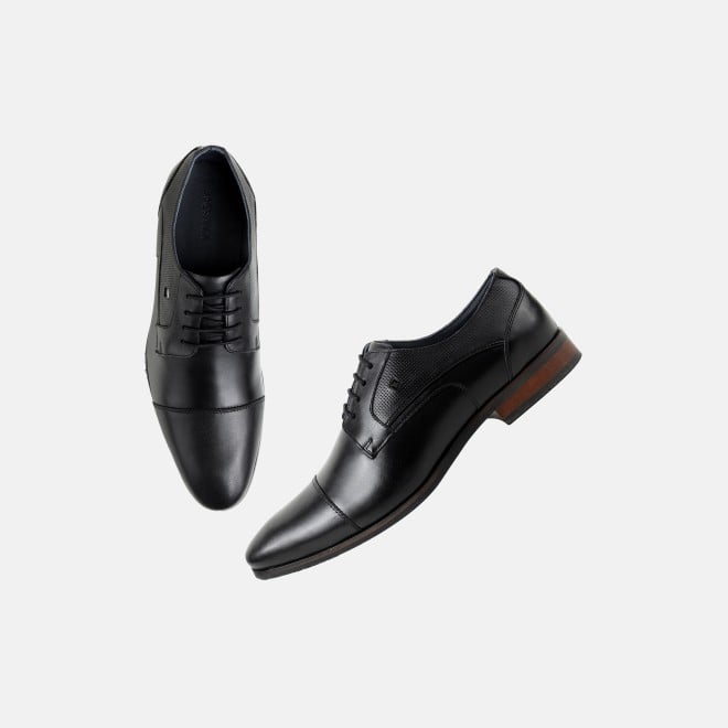 J.Fontini Men Black Formal Oxford (SKU: 14-1208-11-40)