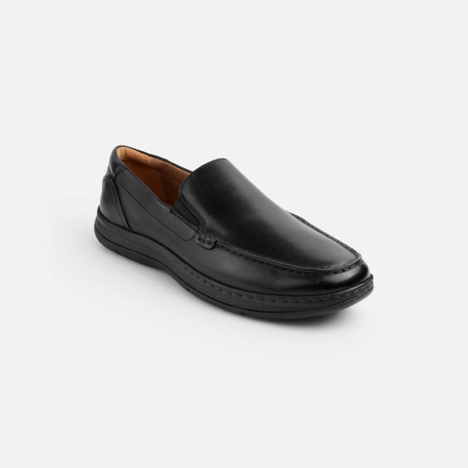 J.Fontini Men Black Casual Loafers