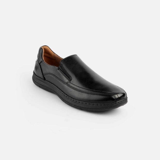 J.Fontini Men Black Casual Loafers