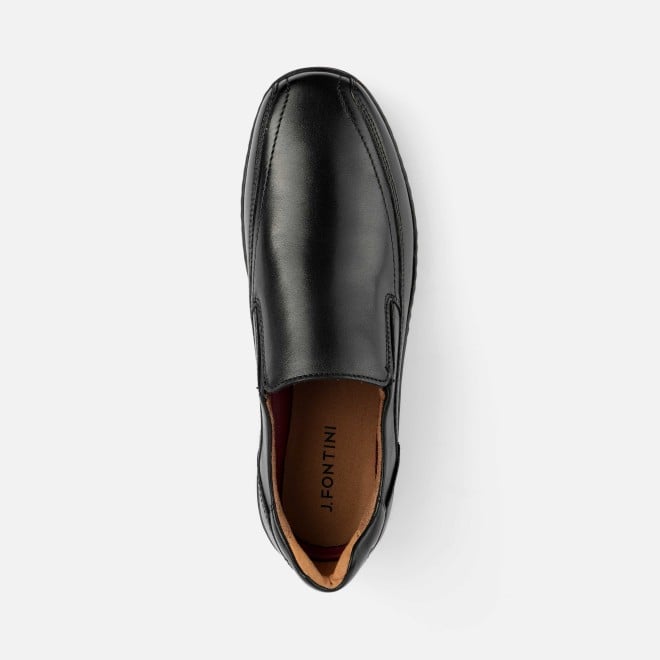 J.Fontini Men Black Casual Loafers (SKU: 14-1217-11-40)